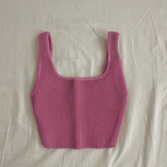 Aritzia Tops - Aritzia Babaton Sculpt Knit Square Neck Tank Top